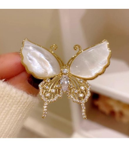 XSB265 - French Style Retro Style Butterfly Brooch